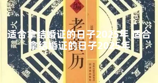 适合拿结婚证的日子2025年 适合拿结婚证的日子2025年